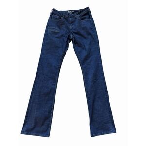 Cowgirl Tuff Co Womens Premium Denim Bootcut Blue Jeans Natural Waist Size 26W